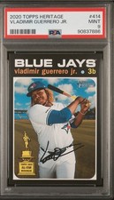 2020 Topps Heritage #161 Vladimir Guerrero Jr. Blue Jays  PSA 9