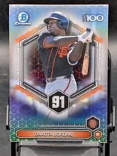 2026 Bowman Chrome Top 100 Dakota Jordan #BTP-91