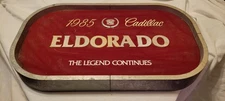 Rare Cadillac Dealer Showroom Sign Vintage 1985 Cadillac Eldorado