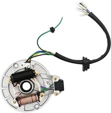 Hoypeyfiy 2 Spulen Z&uuml;ndmagneto Stator Platte f&uuml;r 50 70 90 110 125cc Ersatz f&uuml;r