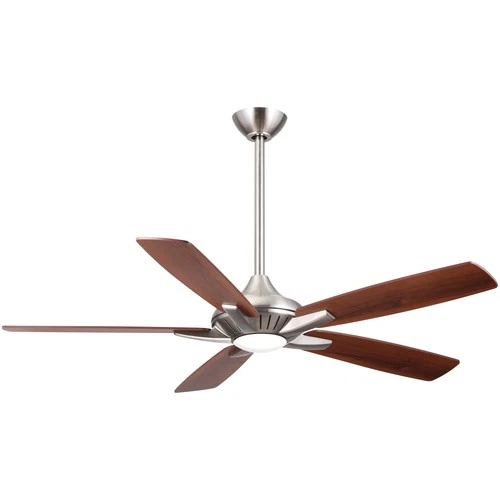 Minka Aire Dyno 52" Ceiling Fan - Medium Maple / Dark Walnut 5-Blade - Picture 2 of 7