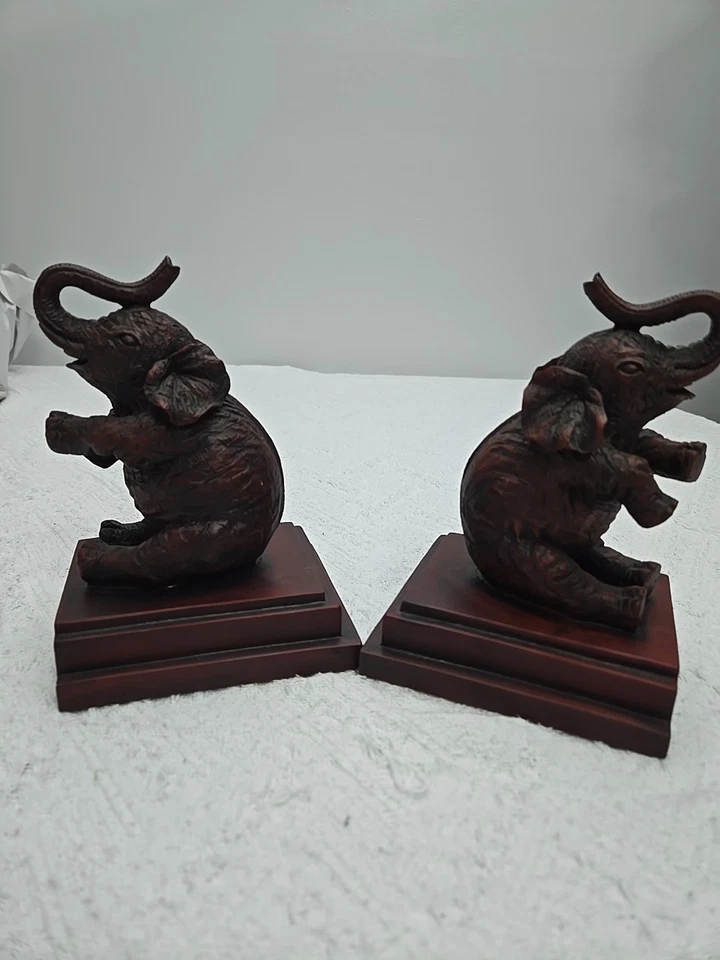 Par de sujetalibros Elephant de SPI Home San Pacific International LEER Foto 2 de 4