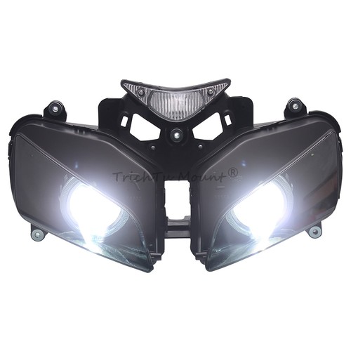 Front Headlight Assembly w/ Red Devil White Angel For Honda CBR1000RR 2004-2007 - Picture 22 of 24