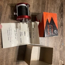 Vtg J.C. Higgins Beautiful Engraved Baitcasting Reel Fish 312.3965 Rare W/ Box!