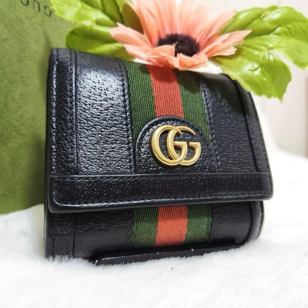 Gucci Bifold Wallet Leather Black Authentic G0205719 thumbnail 13