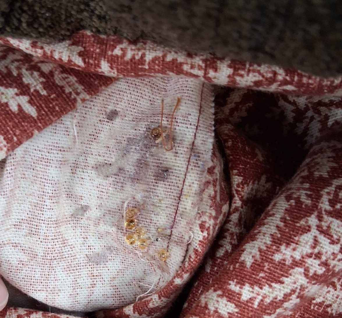 Handmade Quilt Patchwork Multi-Color Large Should… - image 6