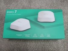Eero 7 Dual-Band Mesh Wi-Fi 7 System 2-pack : Extender with Smartphone Control