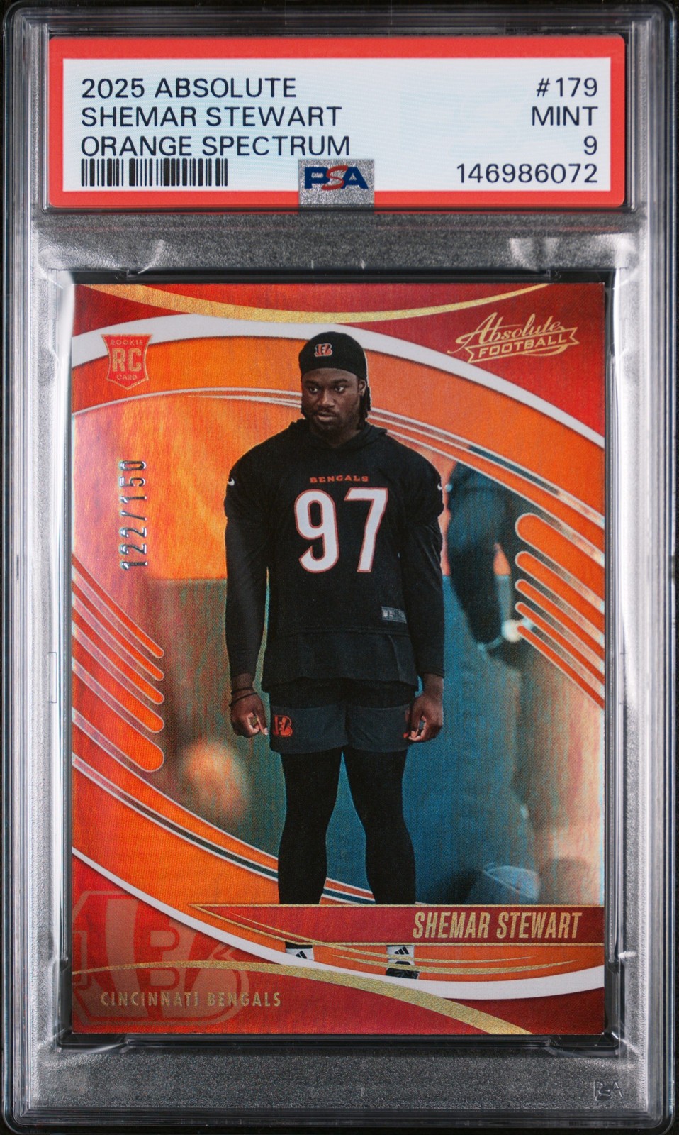Shemar Stewart Panini Absolute #179 Orange Spectrum