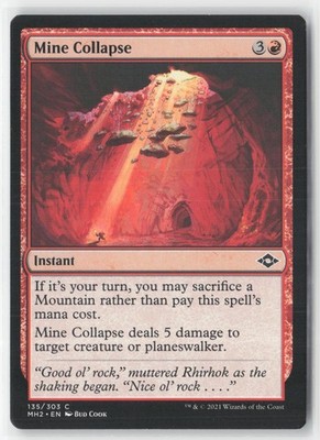 Mine Collapse 135 Common Modern Horizons 2 Magic: The Gathering Near Mint
