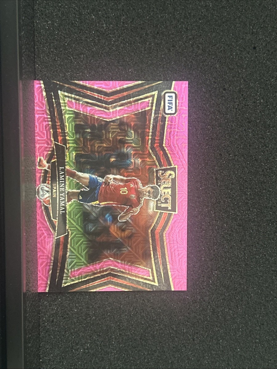 ヤマル L 2024-25 Panini Select FIFA Field Level Lamine Yamal Pink Mojo /299