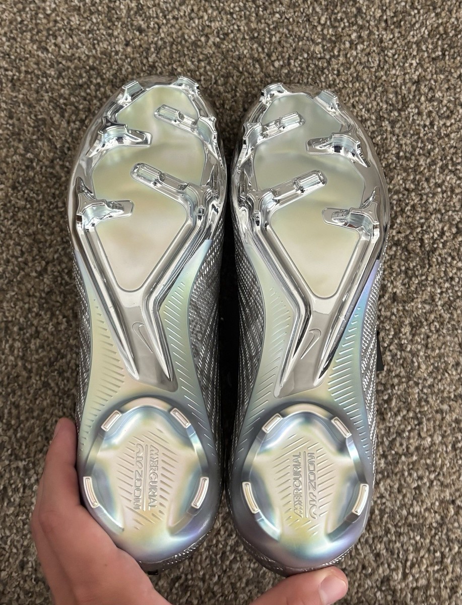 Nike Zoom Mercurial Superfly 9 Elite XXV SE FG Metallic Silver SZ