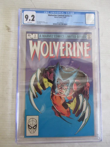 WOLVERINE LIMITED SERIES #2 BY MARVEL CGC 9.2 GRADED COMIC 10/82 1st APP YUKIO