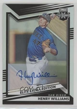 2022 Panini Elite Extra Edition Signatures Henry Williams #91 Auto