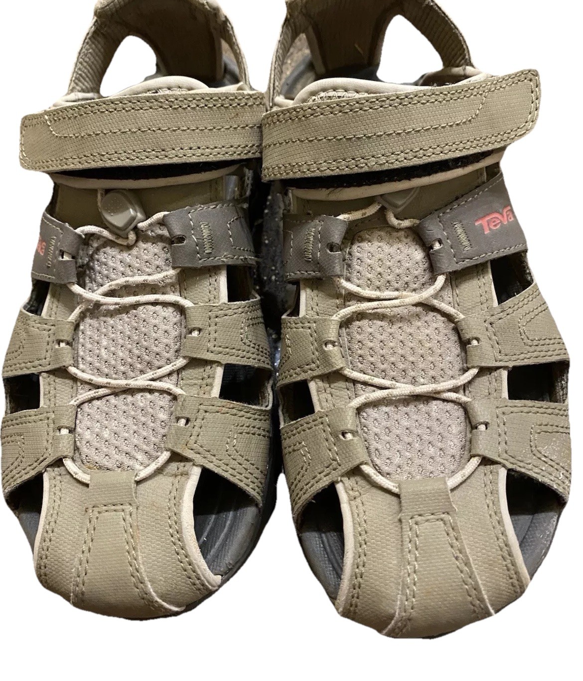 Teva Forebay Womens Size 7 Olive Green Sandals Fisherman Sport Hiking