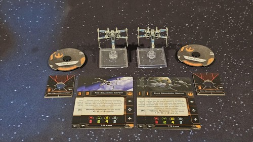 Star Wars X-wing Miniatures X-wing Ships And Dials With Generic Pilots 2.0 X2 - 第 1/1 張圖片