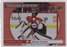 2025 Upper Deck Series 1 Tracking Systems Red 193/199 Samuel Ersson #TS-18 1s10