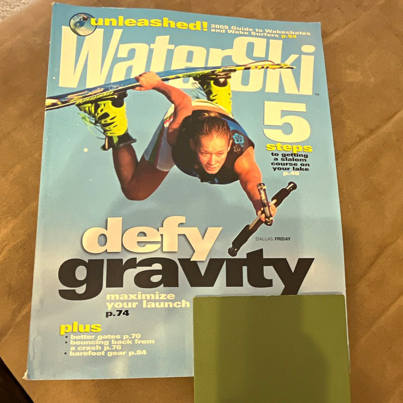 WaterSki Magazine 2005 "Defy Gravity" Illustrated Water Skiing Wakesurfing
