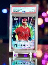 2020 Shohei Ohtani Stadium Club Chrome Refractor PSA 9 Beam Team Insert Mint