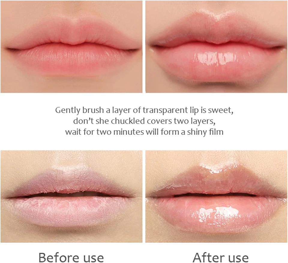 01 Lip Plumper,Lucidalabbra Trasparente Lip Gloss Con Acido Ialuronico,Lip Plump - Immagine 3 di 4