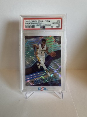 2015-16 Panini Rookie Revolution D'Angelo Russell #16 Cosmic /100 PSA 10