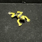 Poison Frog, Yellow and Black .999 Silver 41.7 grams Hand Poured Figurine ￼