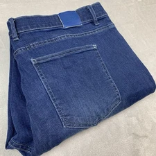 Mugsy Kinzies Jeans 42x32* Blue Dark Wash Stretch Comfort Denim 5 Pocket