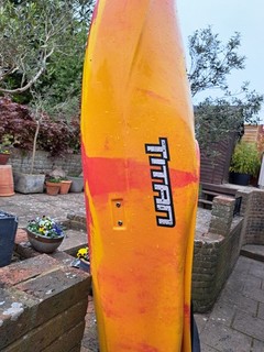 Titan. White Water Kayak. Very Little Use. Very Good Condition.