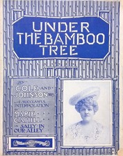 Under The Bamboo Tree Sheet Music Marie Cahill Bob Cole Sally In Our Alley 1902