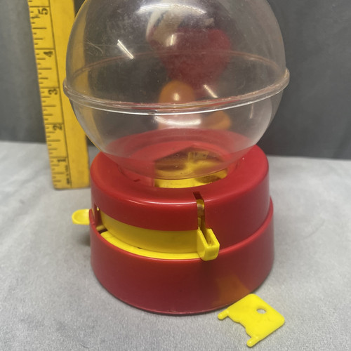 Vintage Disney Mickey Mouse Bank Gumball Machine Complete W/ Bottom & Key Works - Picture 15 of 24