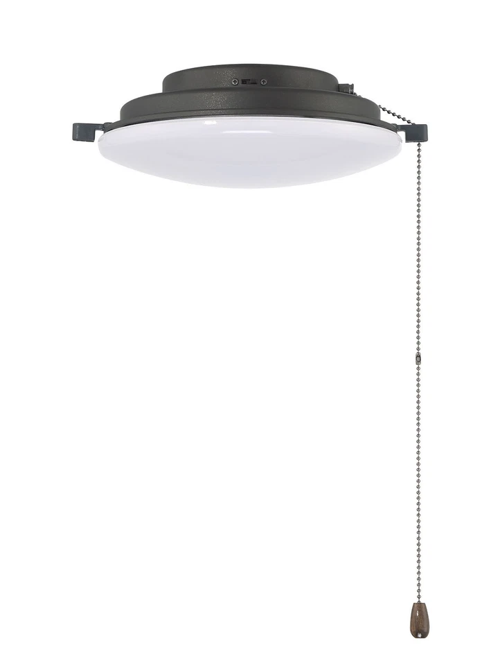 Kit de luces de ventilador universal Craftmade LK3102 9"W techo LED individual - negro Foto 4 de 4