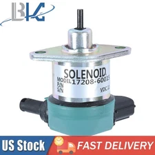 17208-60015 Fuel Shut Off Solenoid 17208-60010 for Kubota Engine D905 D1005 12V