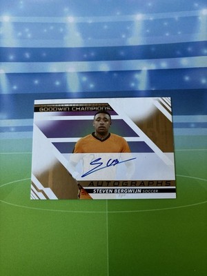 2022 Upper Deck Goodwin Champions Horizontal Auto Steven Bergwijn