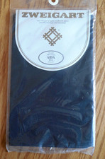 NEW Zweigart 14-Count Black Cotton Aida Cross Stitch Fabric sz 18 x 21