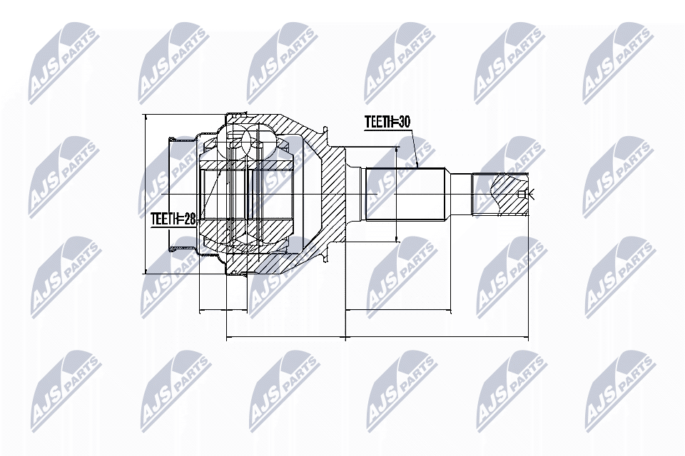 Outer Cv Joint For Lexus Is250 Is350 Is F 05- - Image 4