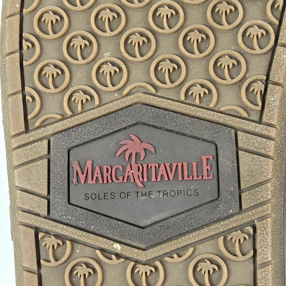 MARGARITAVILLE Mirage Brown Woven Strap Sandal Flip Flop Shoes Men's Size 12 - Image 3 of 4