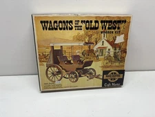 Vintage Craft Master Wagons of the Old West Wooden Kit Jerky Wagon 107:300 NEW