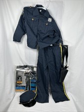 Halloween Police Officer Costume Child Size Med 8-10