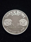 NFL Super Bowl XXXI Broncos v. Falcons 1999, 1 oz .999 Silver Round (Z-1123)