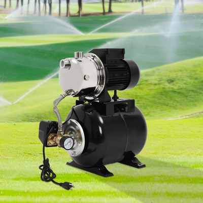 #ad #ad Shallow Well Pumppressure Tank Water Pump Booster System For Home Farm Pool $181.00