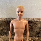 Vintage Ken Blonde Flocked Hair Doll Mattel 1960’s Straight Leg Japan Blonde