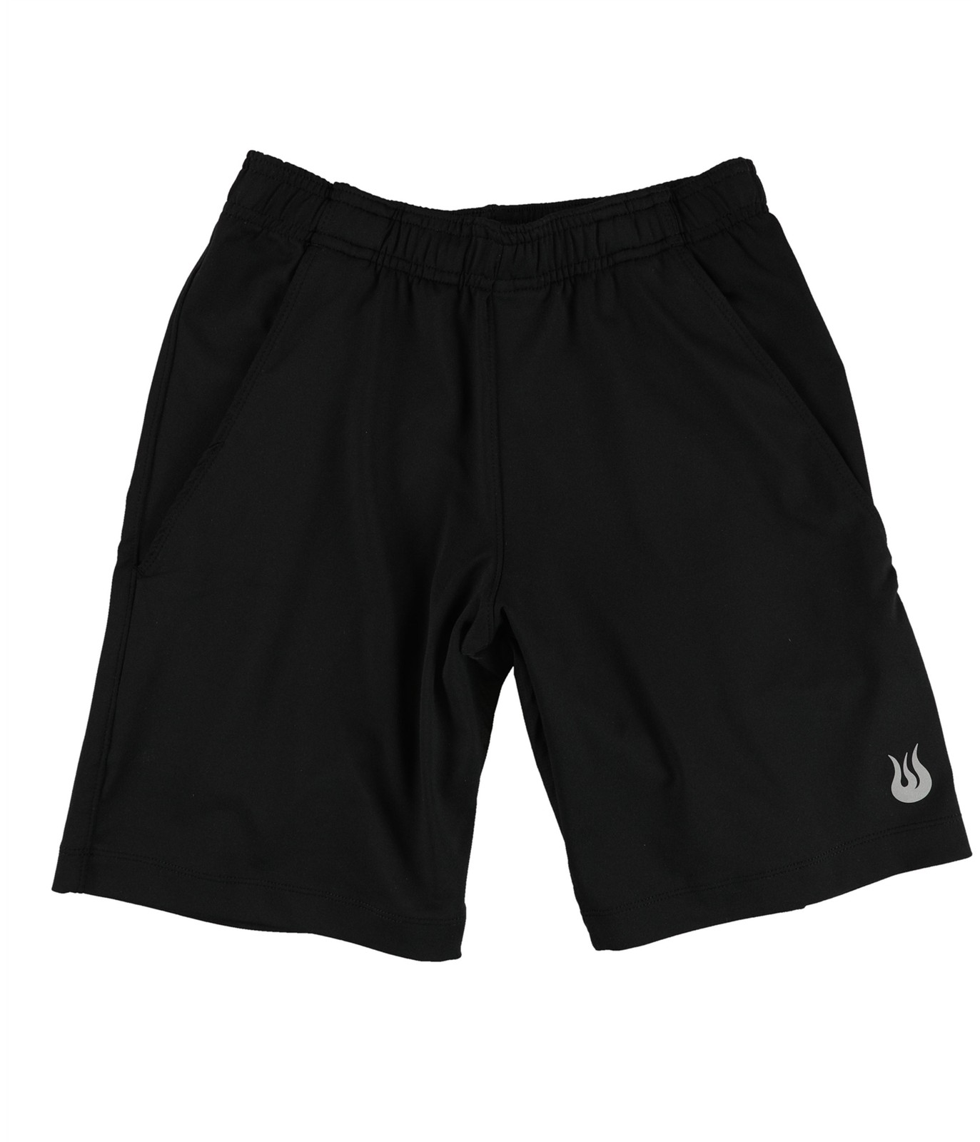SOLFIRE Mens Woven Athletic Workout Shorts, Black, X-Small