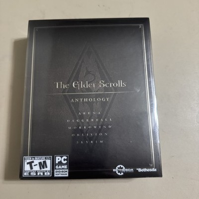 The Elder Scrolls Anthology PC Factory Sealed Arena Daggerfall Oblivion Skyrim 