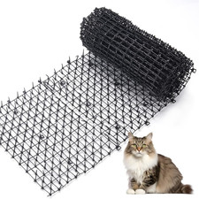 6.5ft Cat Scat Mat with Soft Spikes, Humane Indoor/Outdoor Cat Deterrent Mat for