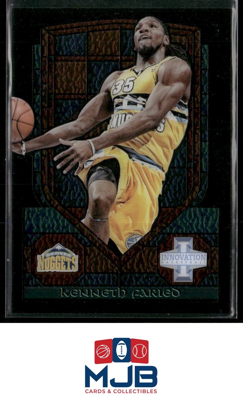 2013-14 Panini Innovation Kenneth Faried Stained Glass #36