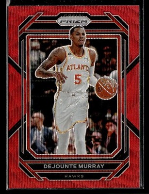 2022-23 Panini Prizm Dejounte Murray #146 Prizms Ruby Wave