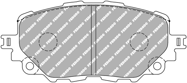 FERODO RACING BRAKE PAD SET DISC BRAKE FRONT ABARTH FIAT MAZDA 124 MX-5 MX-5 RF