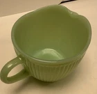 Fire-King Jadeite Creamer | Ribbed | Anchor Hocking | Vintage