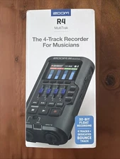ZOOM R4 MultiTrack Recorder 4-track 32-Bit Float Audio Recorder NEW 100JA