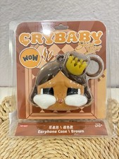 Authentic Pop Mart CRYBABY SHINY SHINY Series Earphone Case  BROWN  