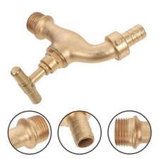  Robinet de Machine à Laver Sortie d'eau Murale pour Jardin et Salle de Bain